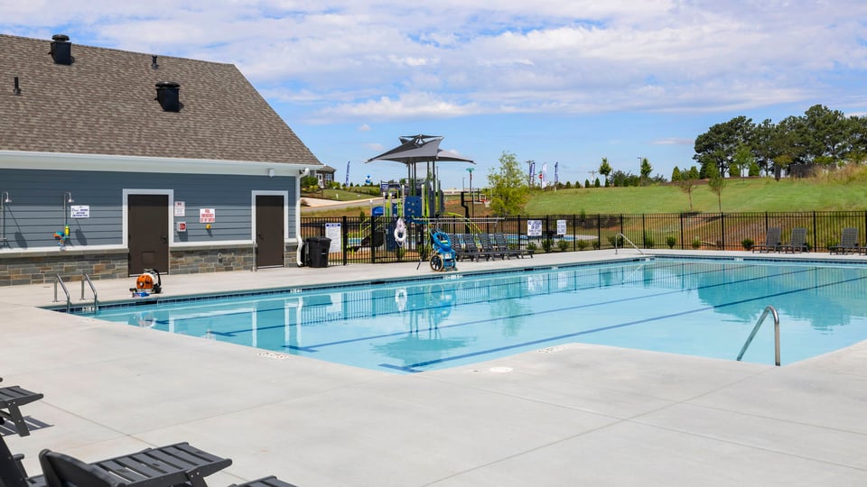 Pictures of the pool amenity.