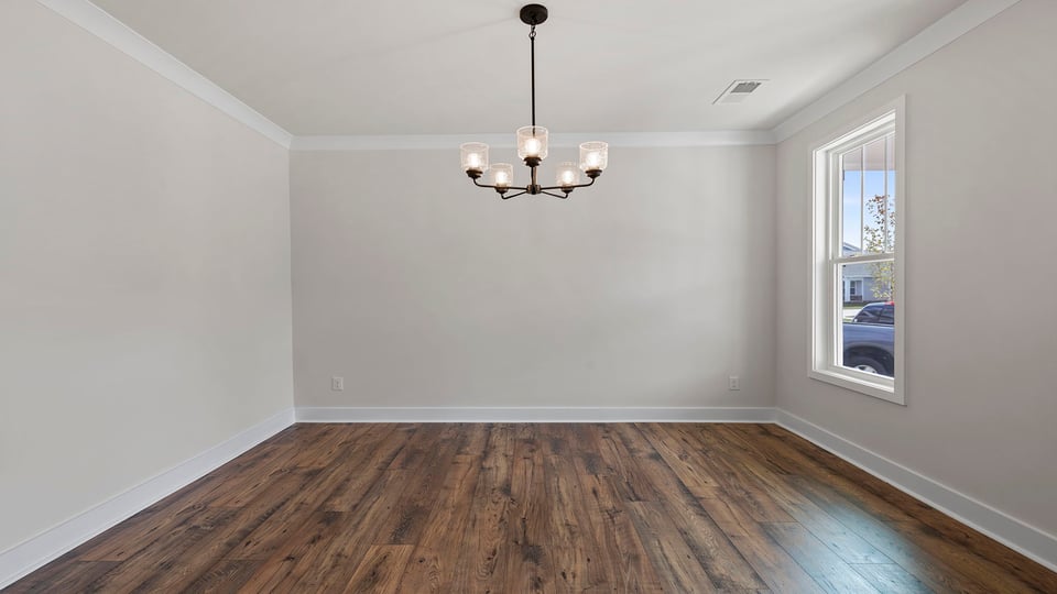 Flex room with windows.
