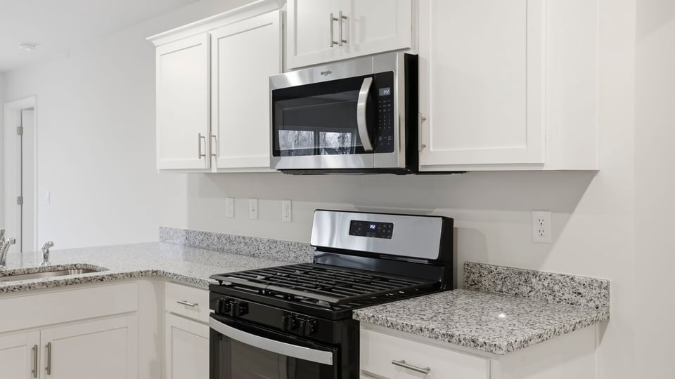 Stainless steel appliances.