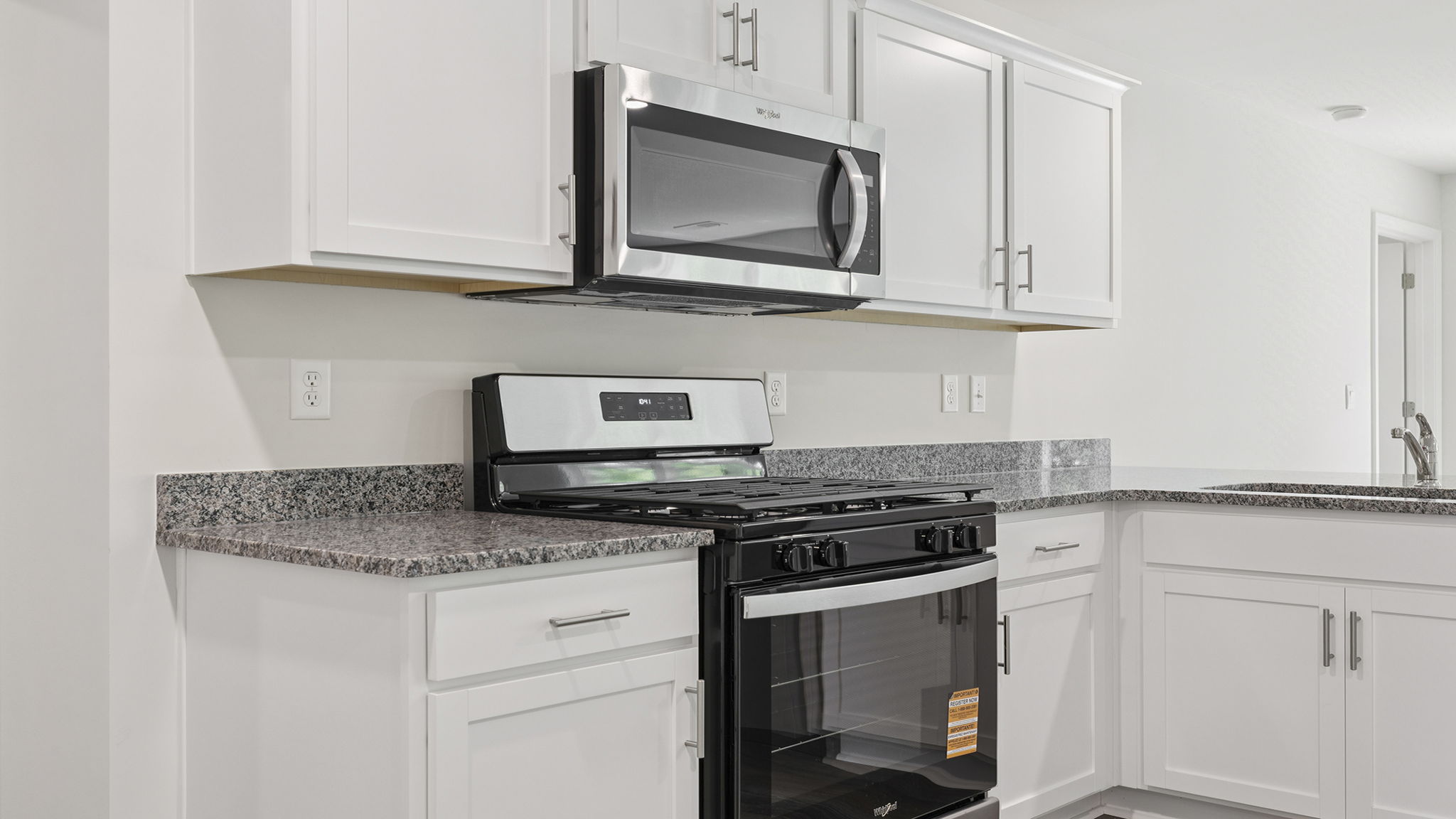 Stainless steel appliances.