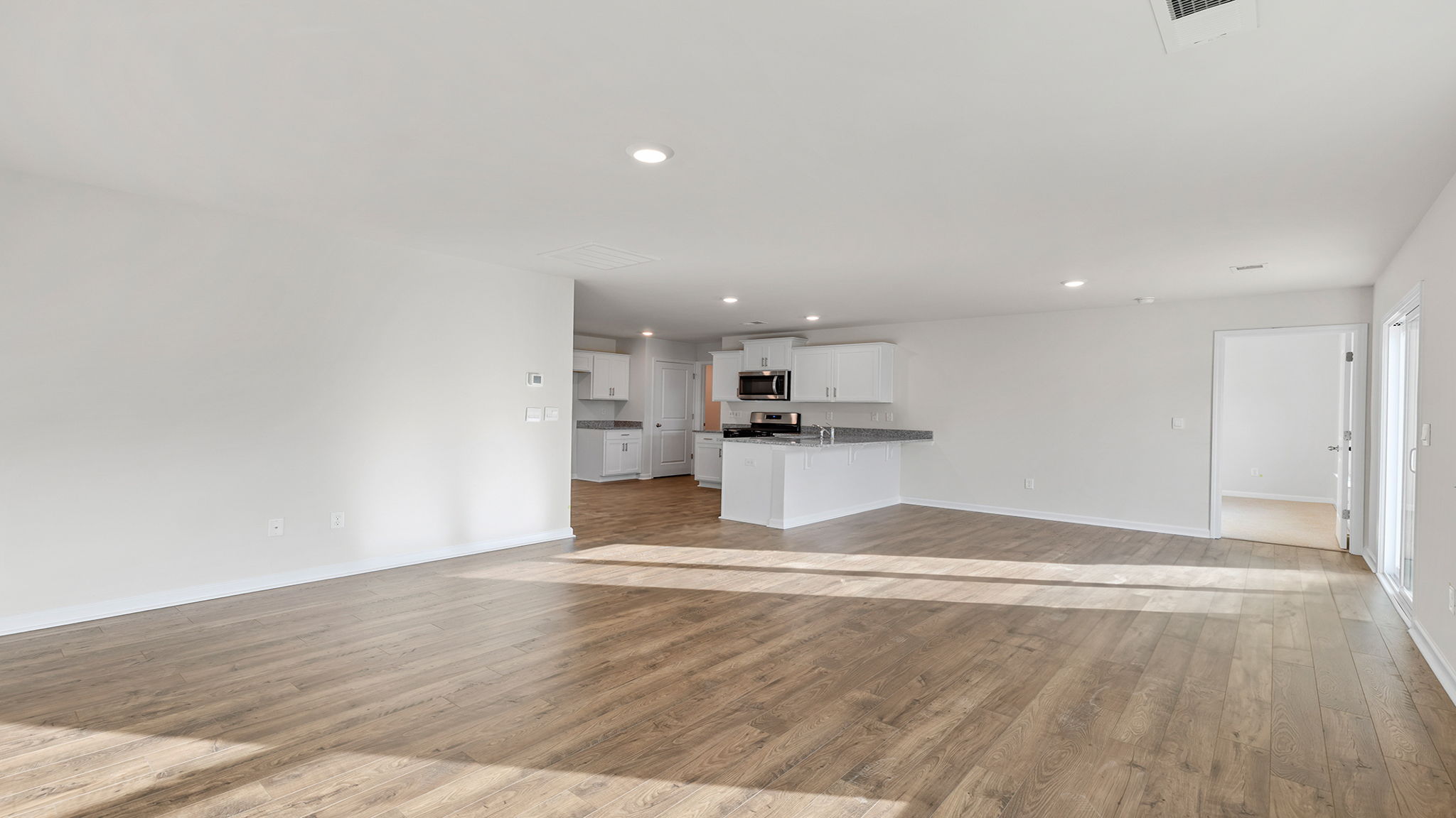 Living area with windows.