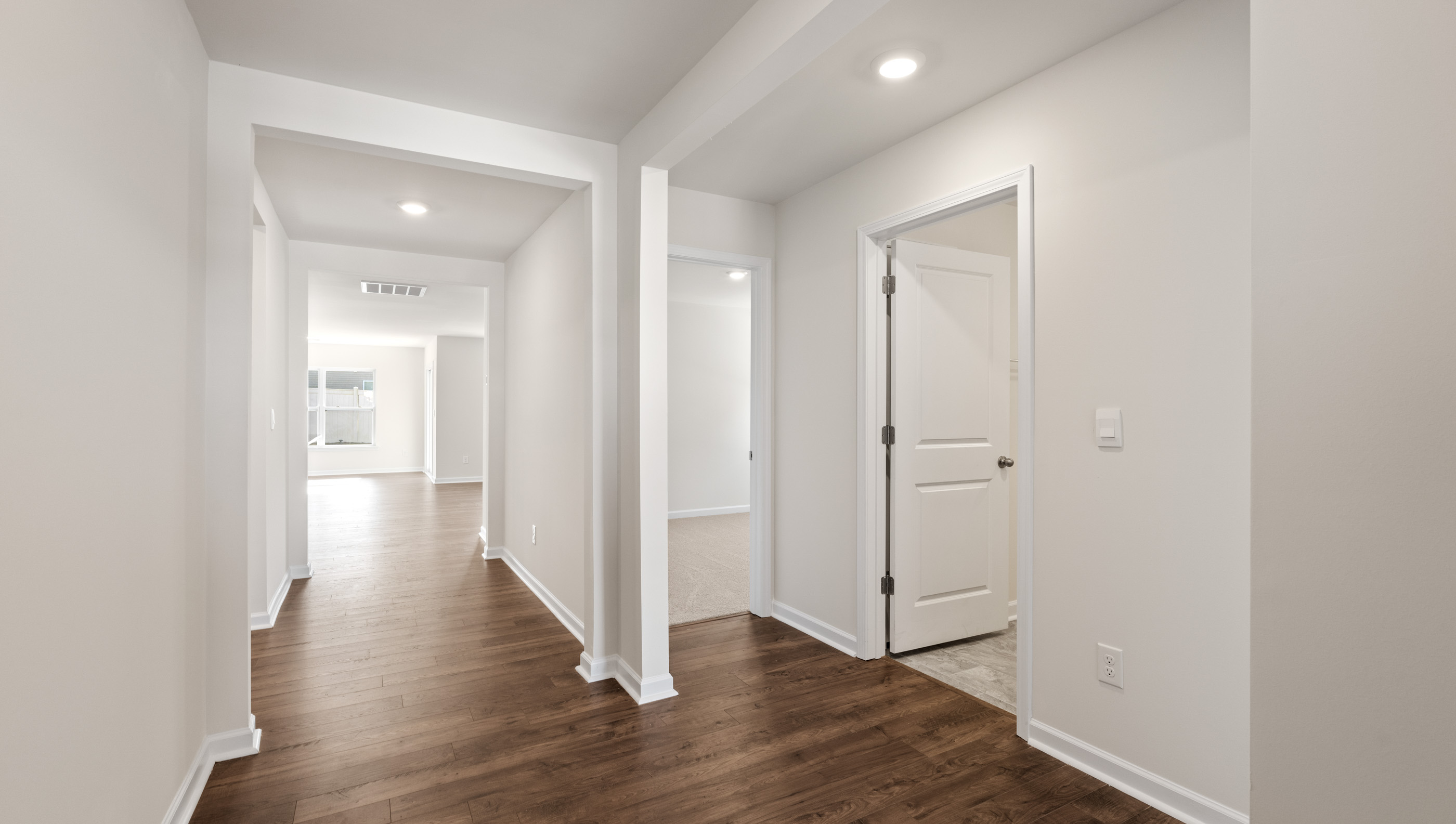 Hallway to the Family room.