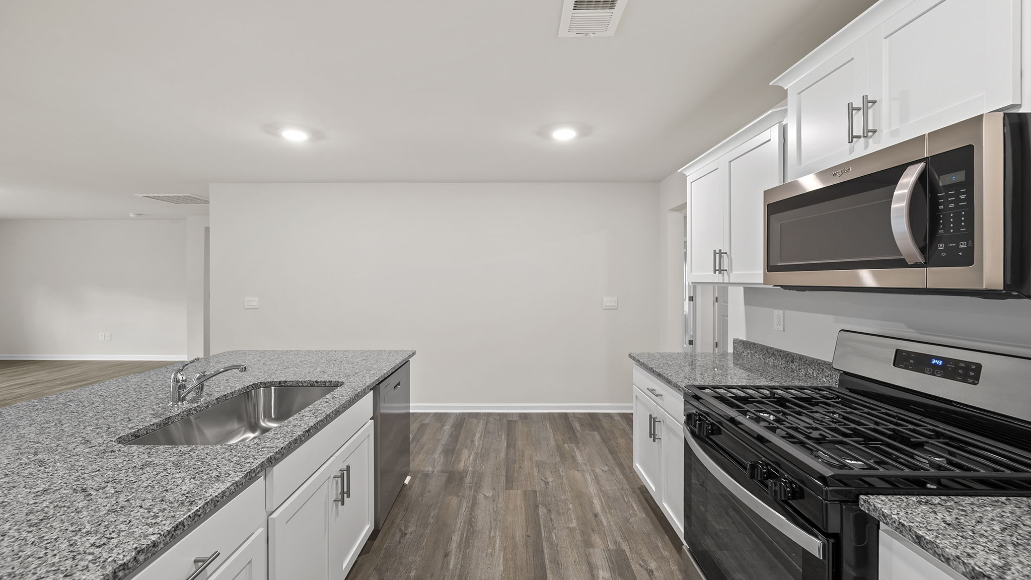 Stainless appliances.