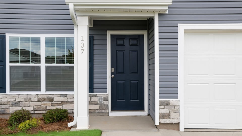 Front exterior of home.