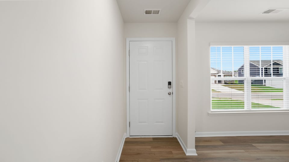 View of front door.