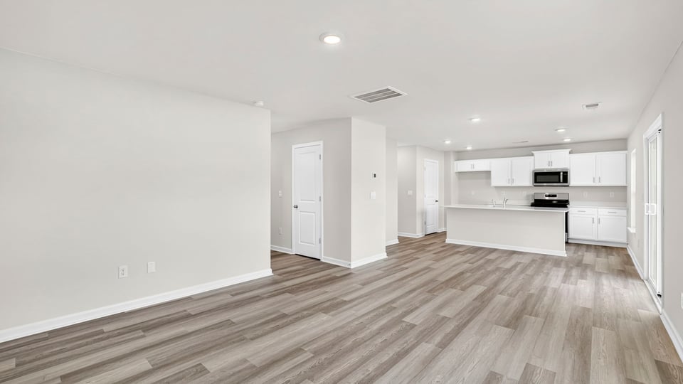 Living area with windows.