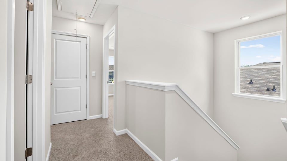 Stairs to second level.