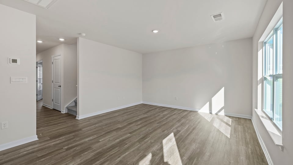 Living area with windows.