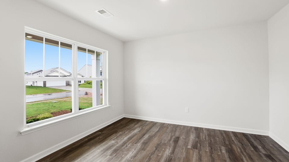 Flex room with windows.