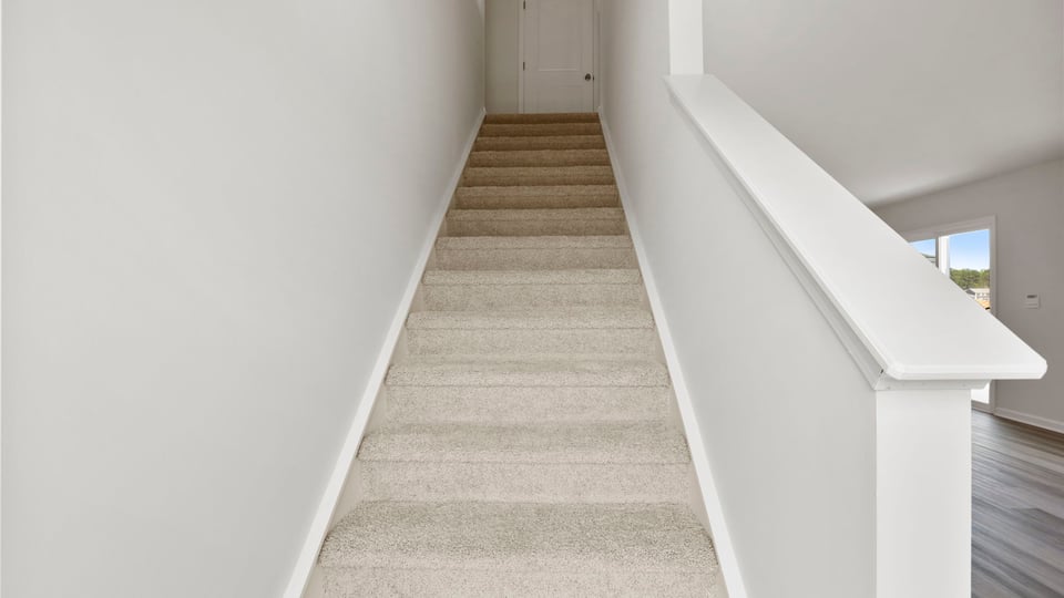 Stairs to second floor.