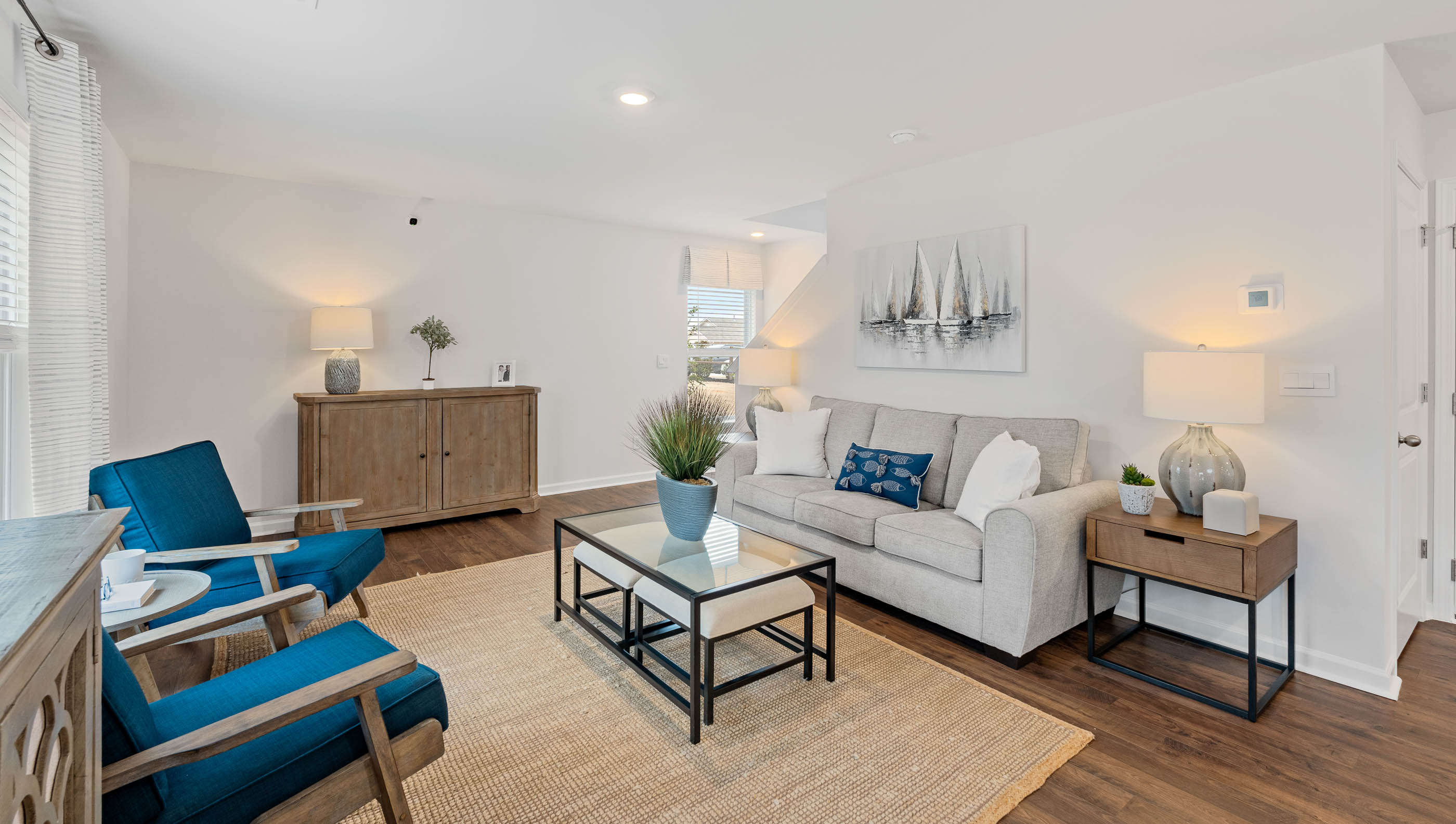 Living area with window.