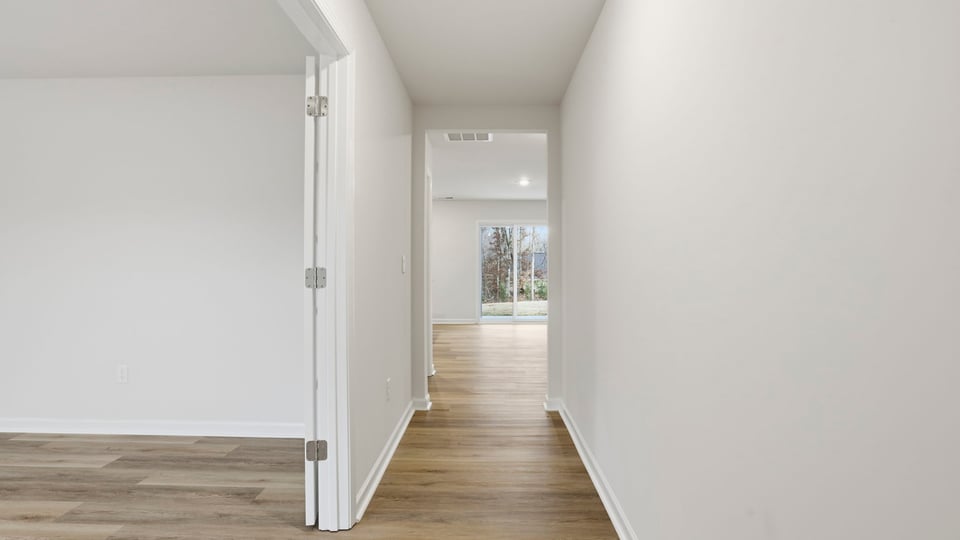 Hallway to the living area.