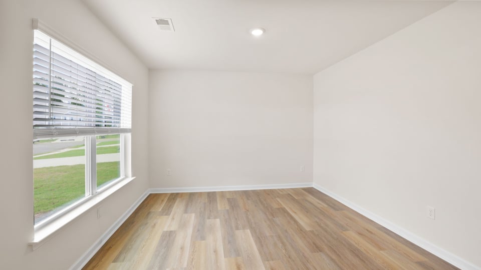 Flex room with windows.