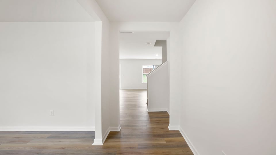 Hallway into home.
