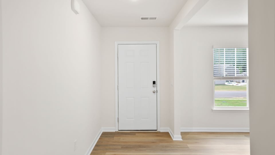View of front door.