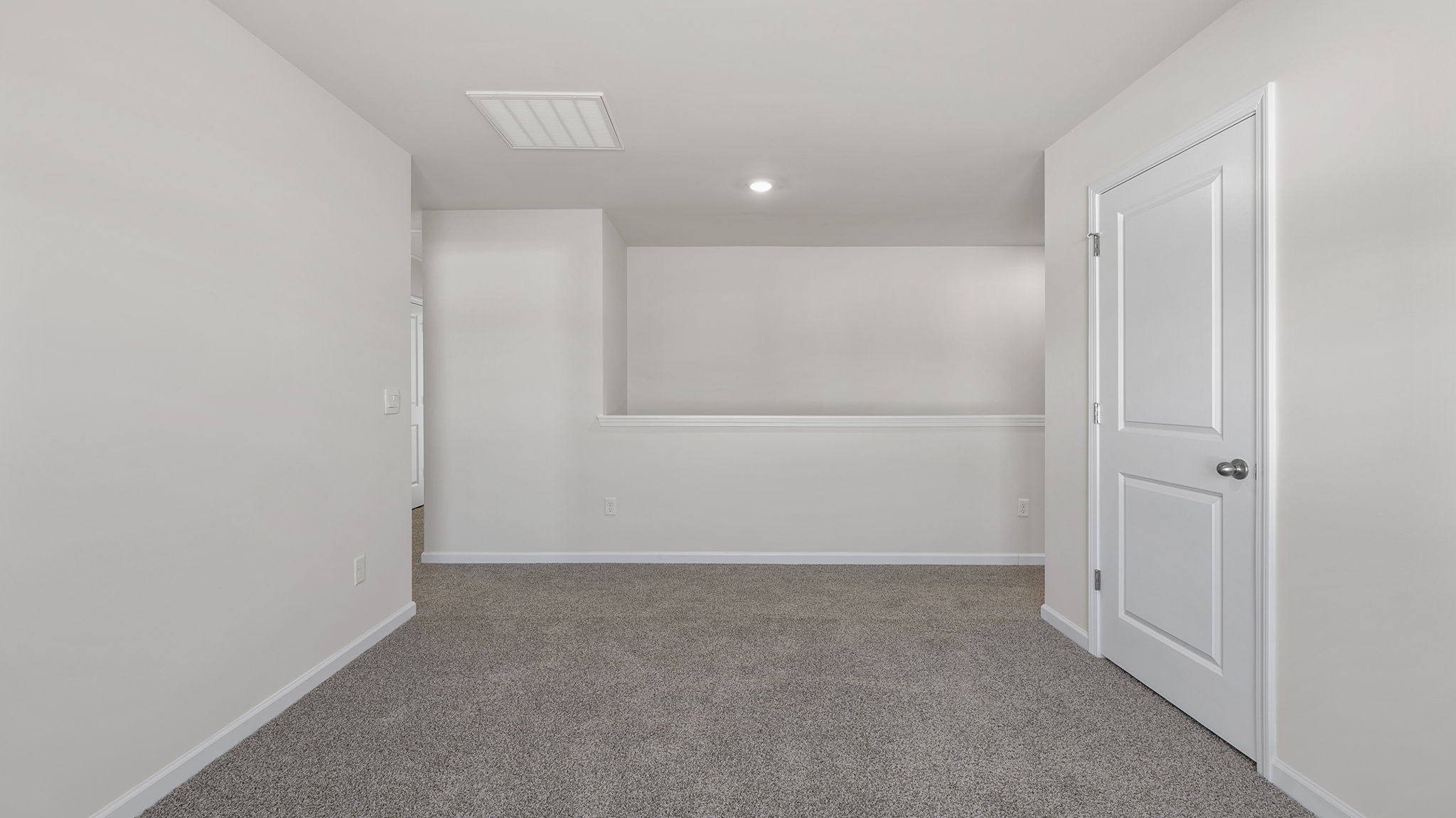 Upper level loft area.