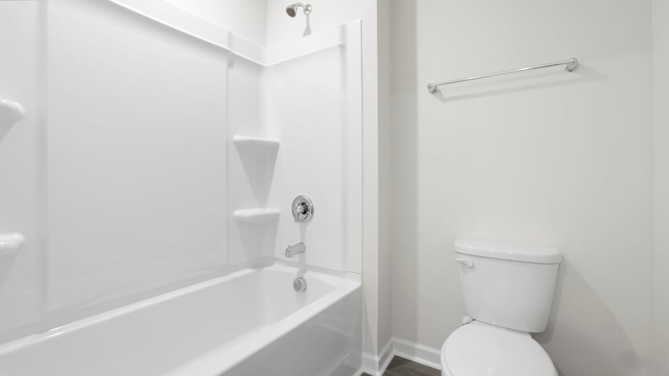 Bathroom with bathtub.