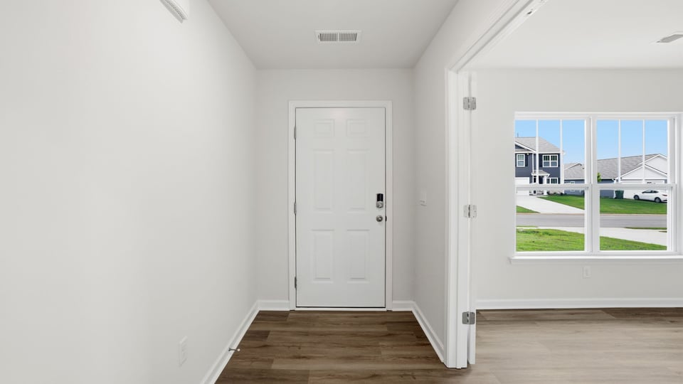 View of front door.