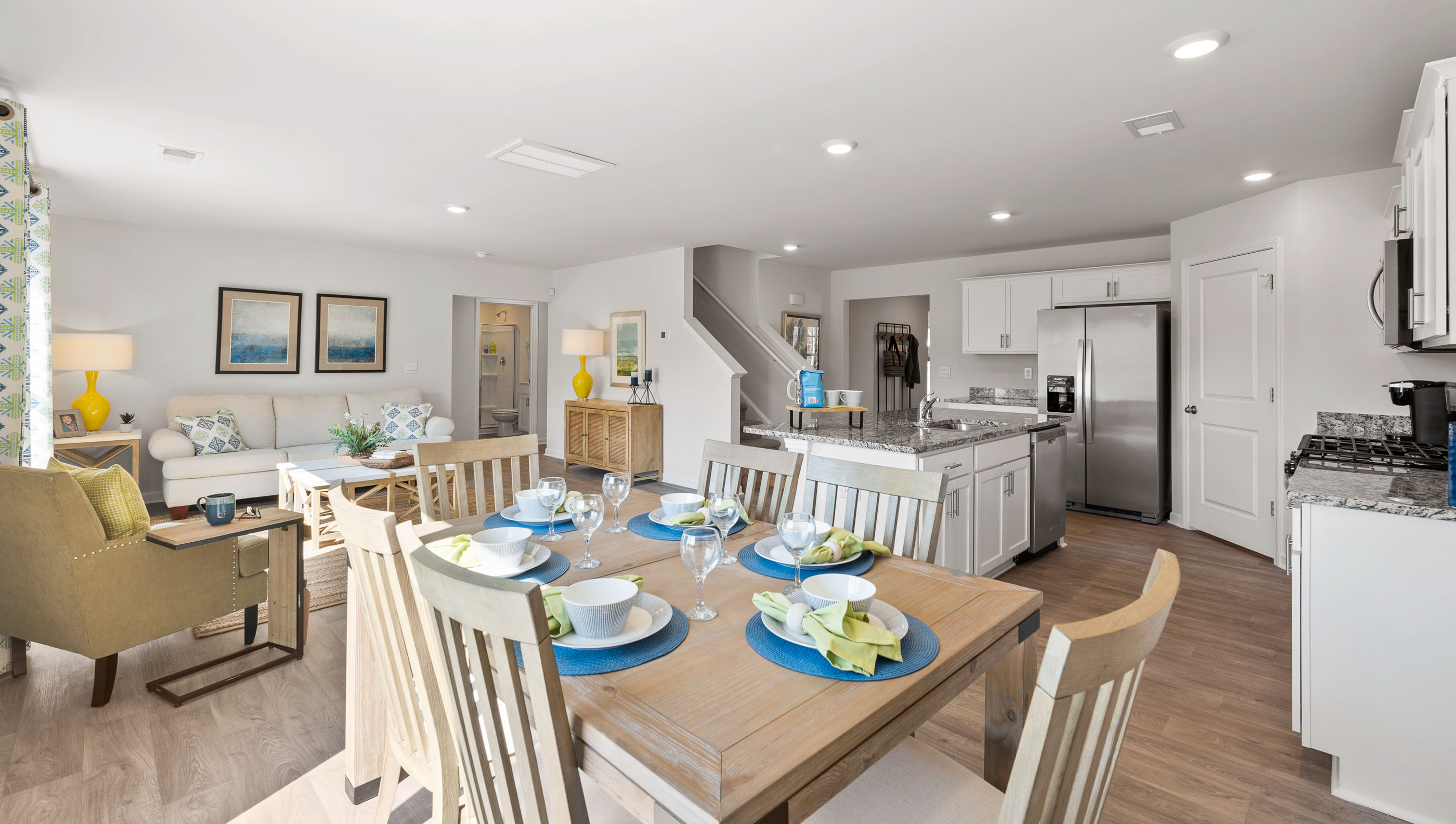 Living area with windows.