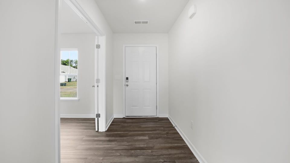 Hallway into home.