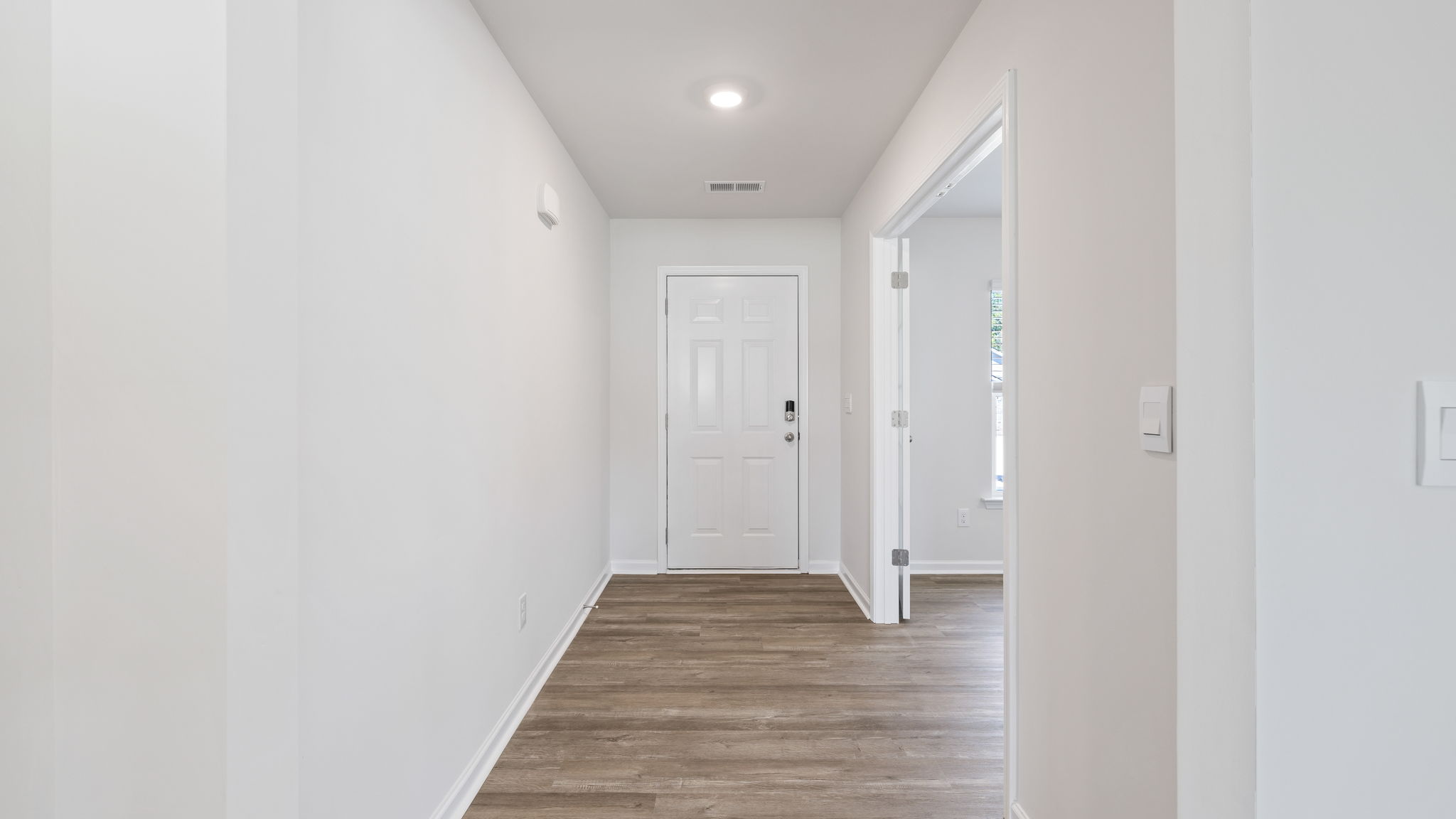 View of foyer and entrance to Study at the front of the home.