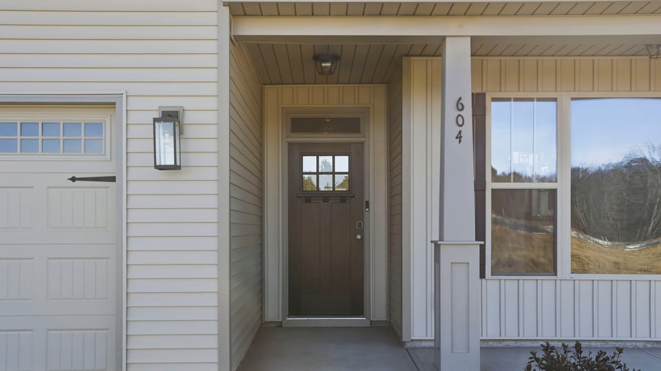 Front entrance of home.