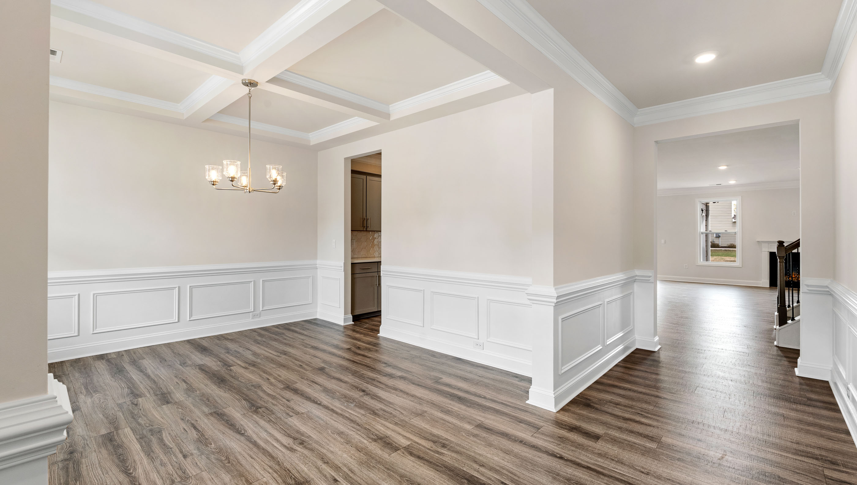 Dining room area of home.