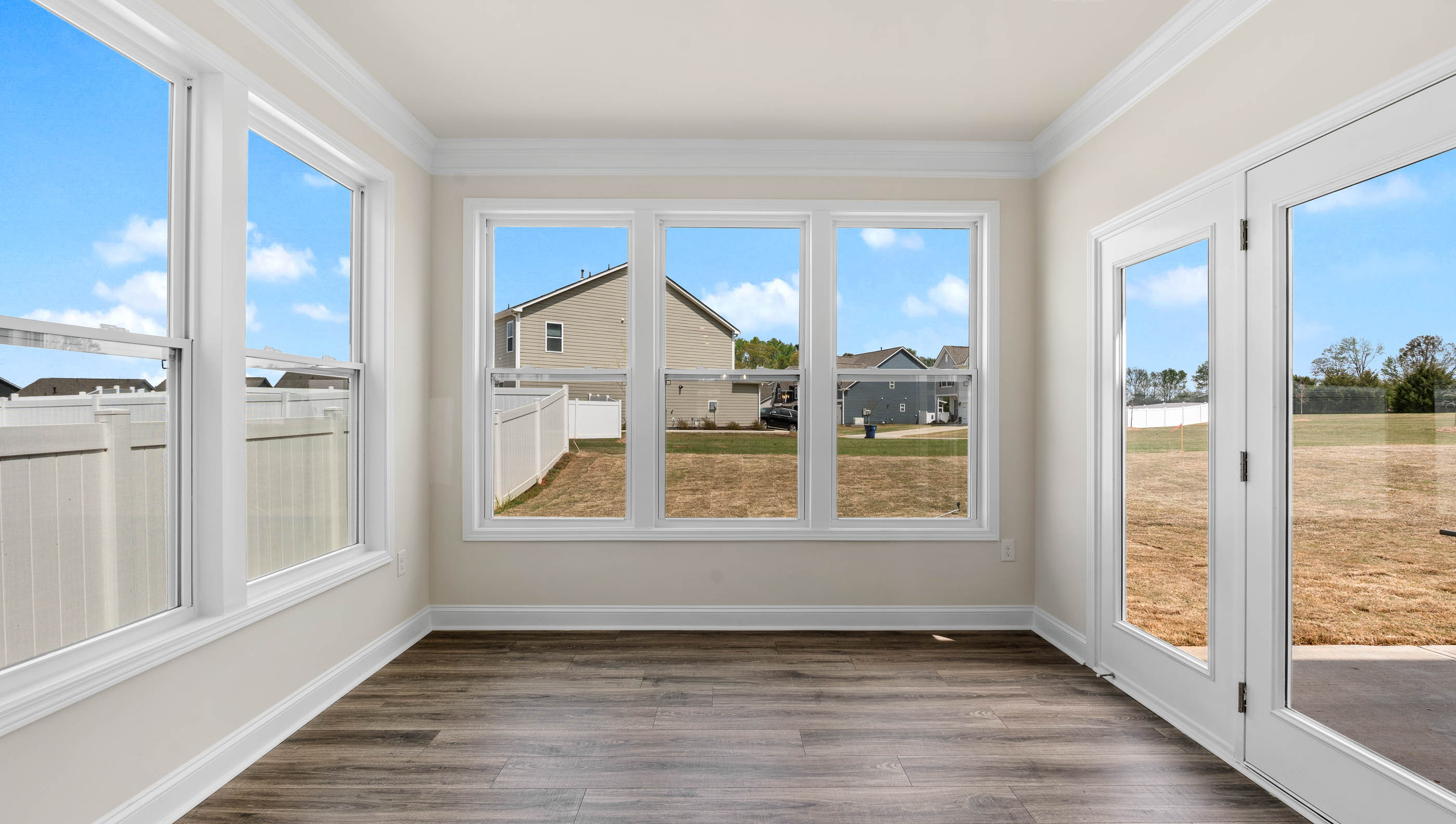 Sunroom of home.