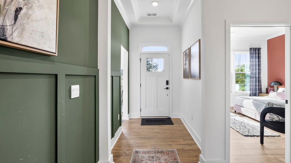 Hallway into home.