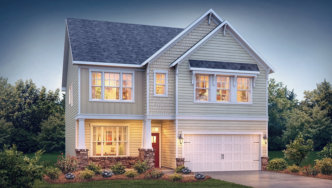 Front exterior of home.