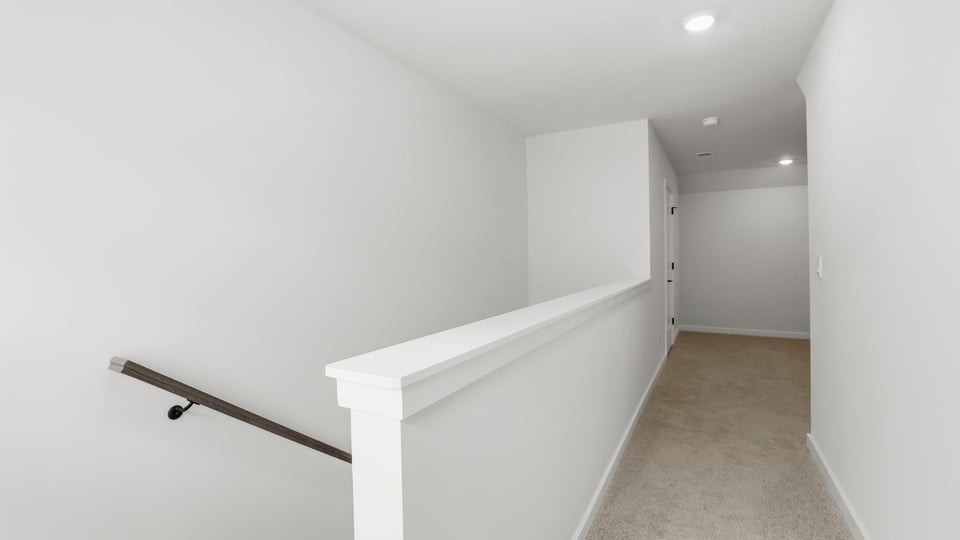 Loft with carpet.a