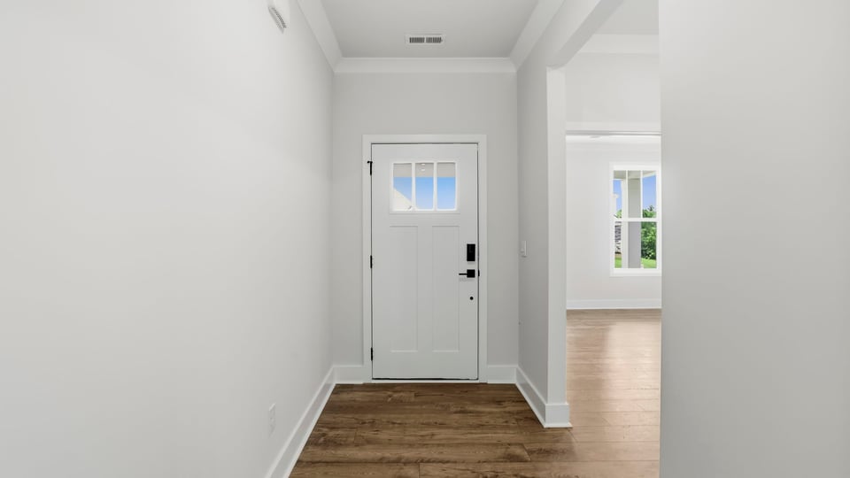 View of front door.