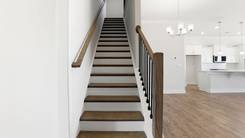 Stairwell to the upper level.