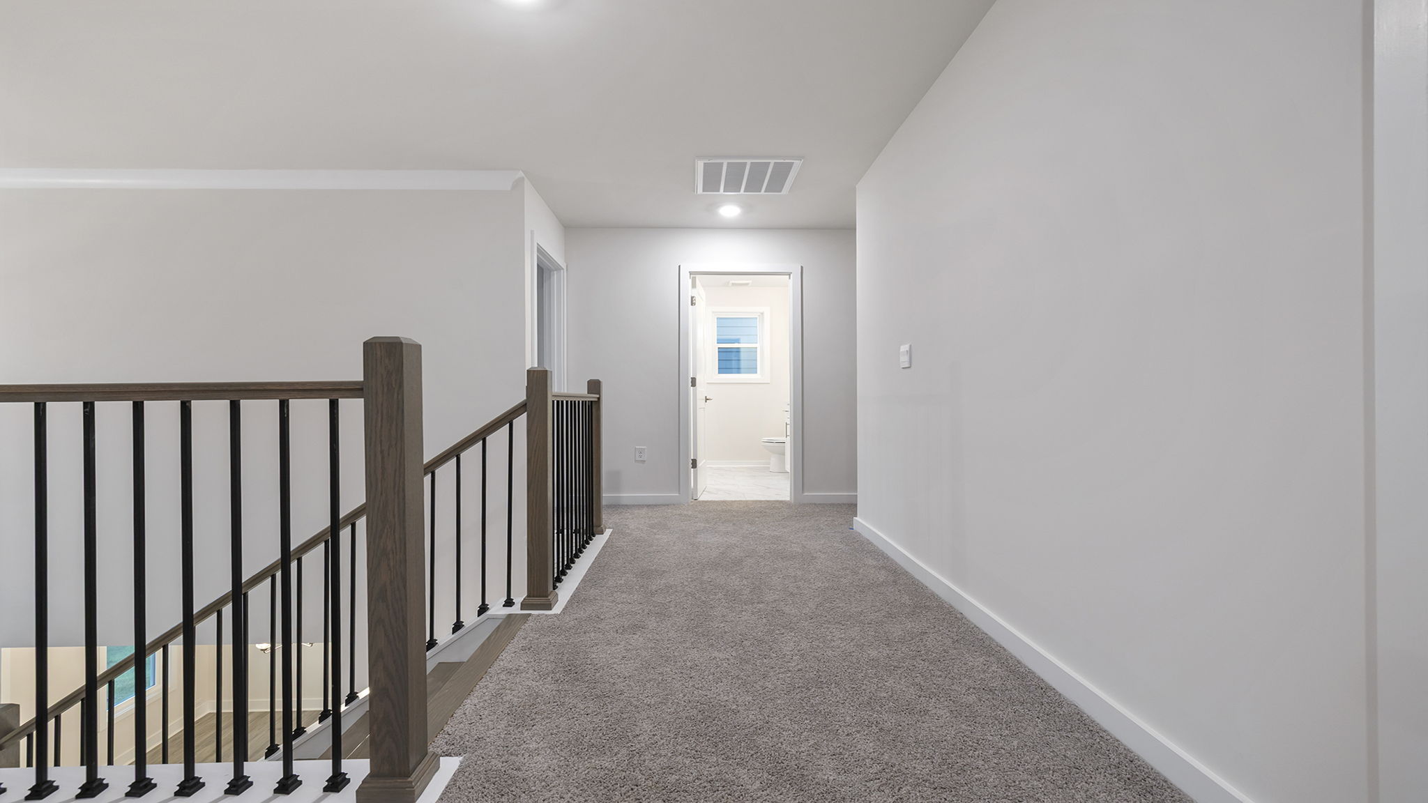 Upper level landing.