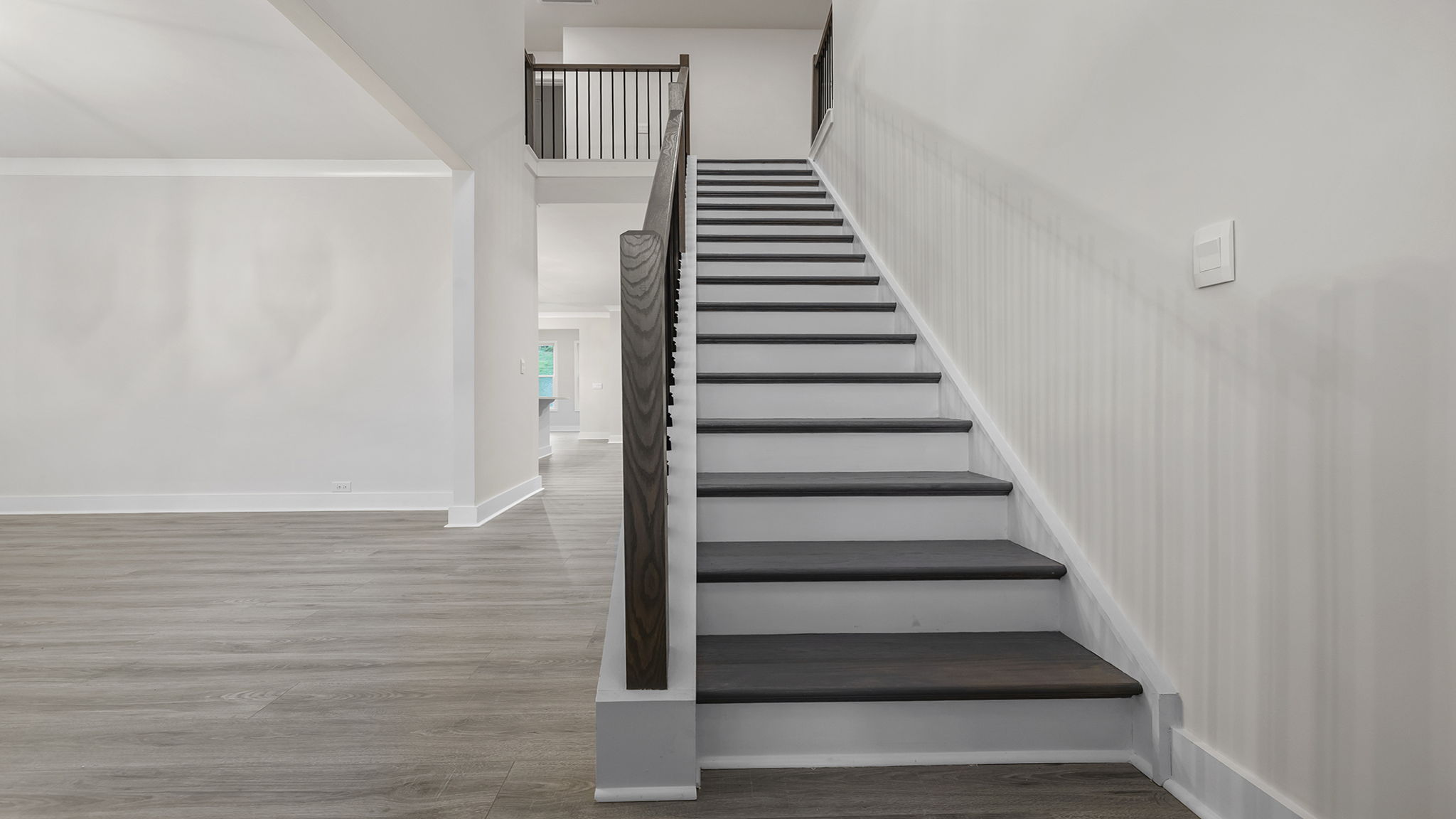 Entry and view of Study or Dining room.