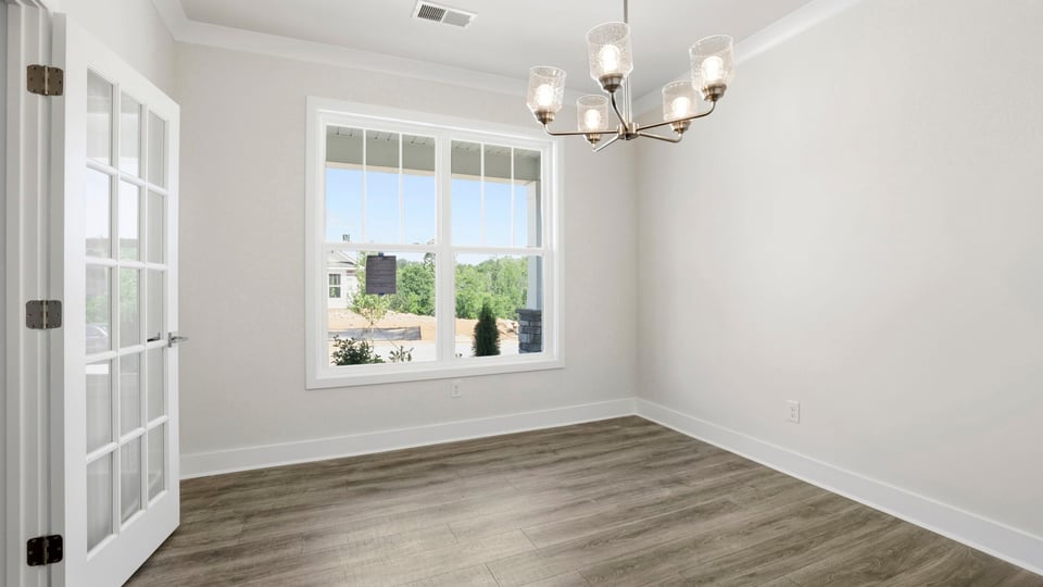 Flex room with window.