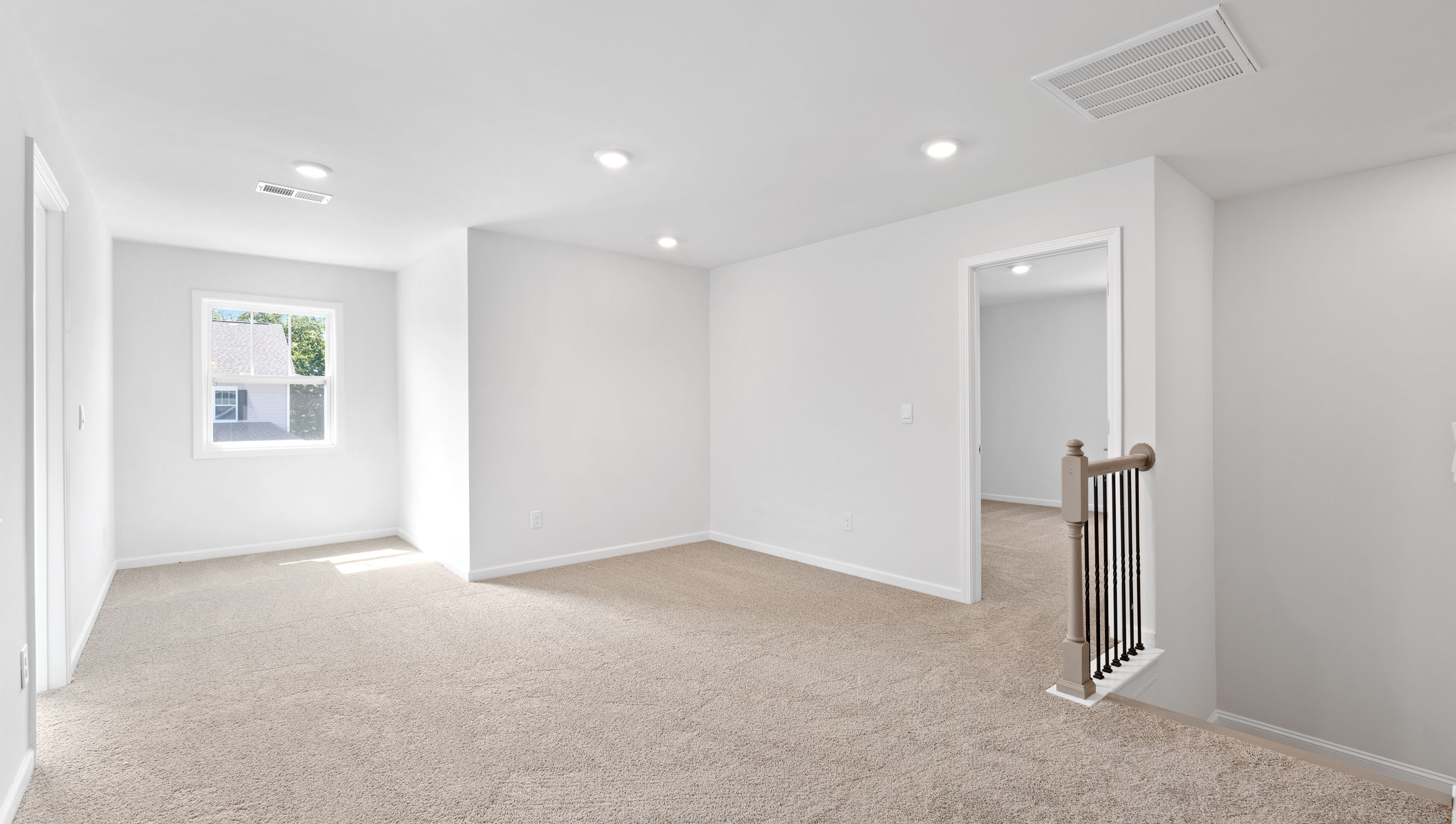 Upper level loft area.