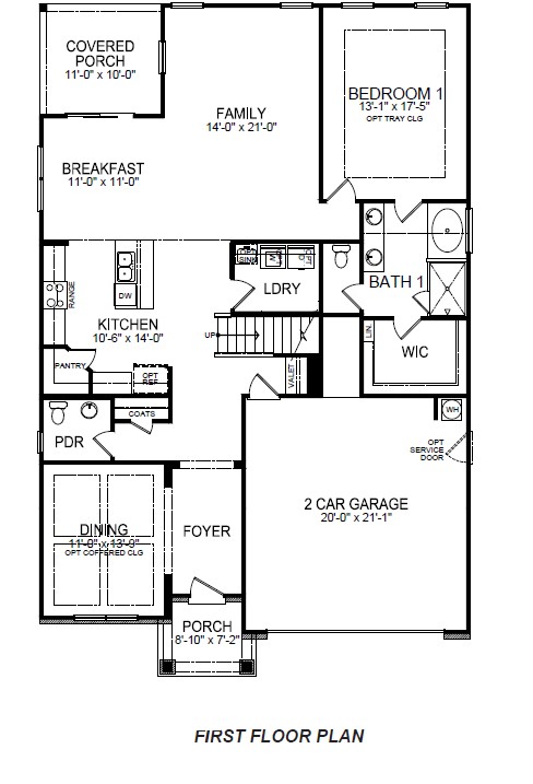 First floor floorplan of windsor.
