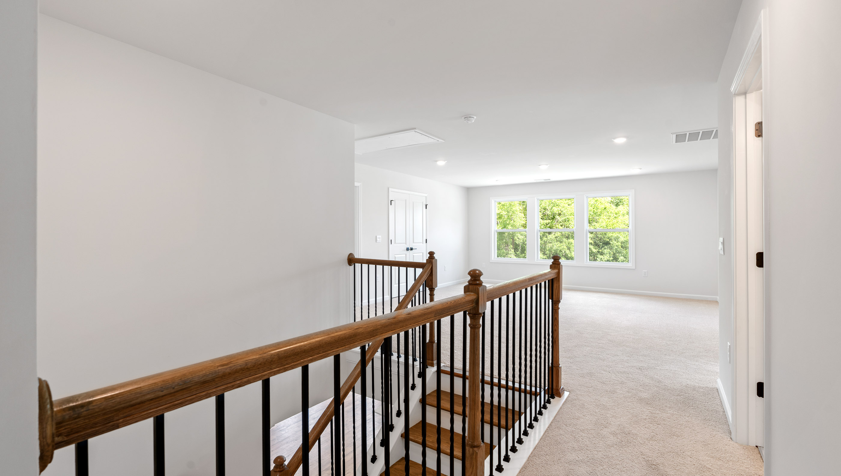 Upper level landing and view of the loft.