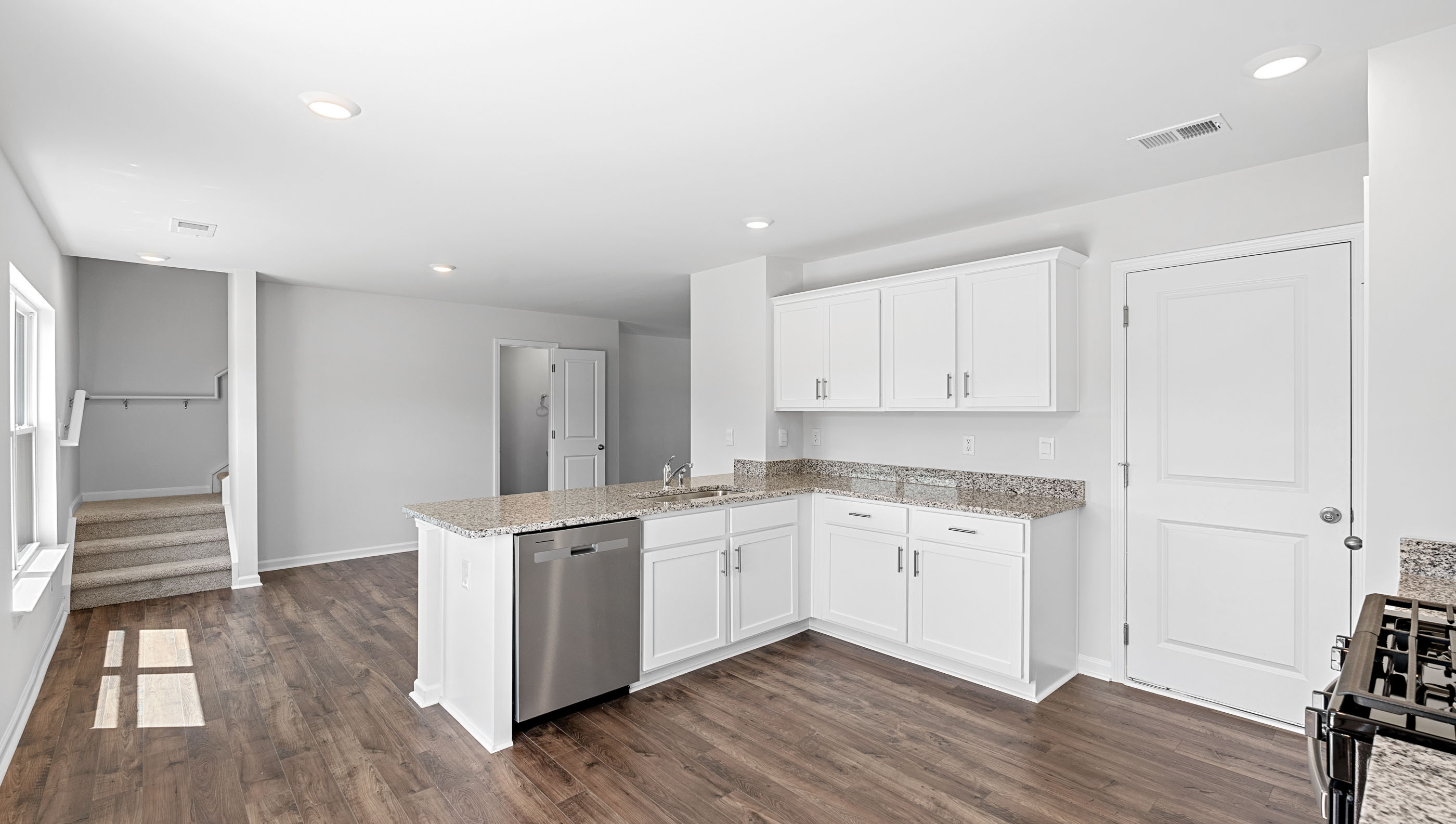 Kitchen with countertops.