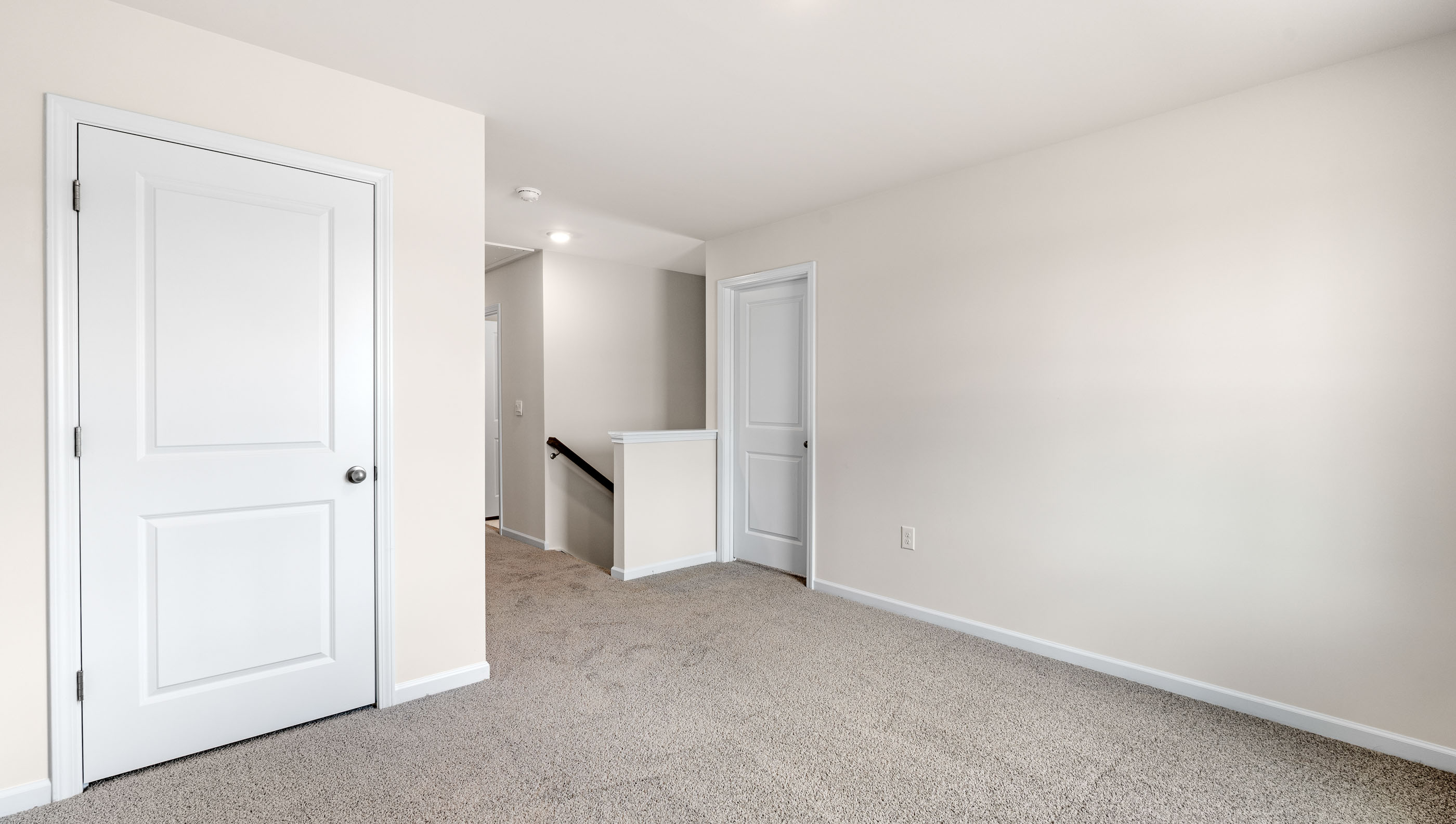 Upstairs Loft area with carpet.