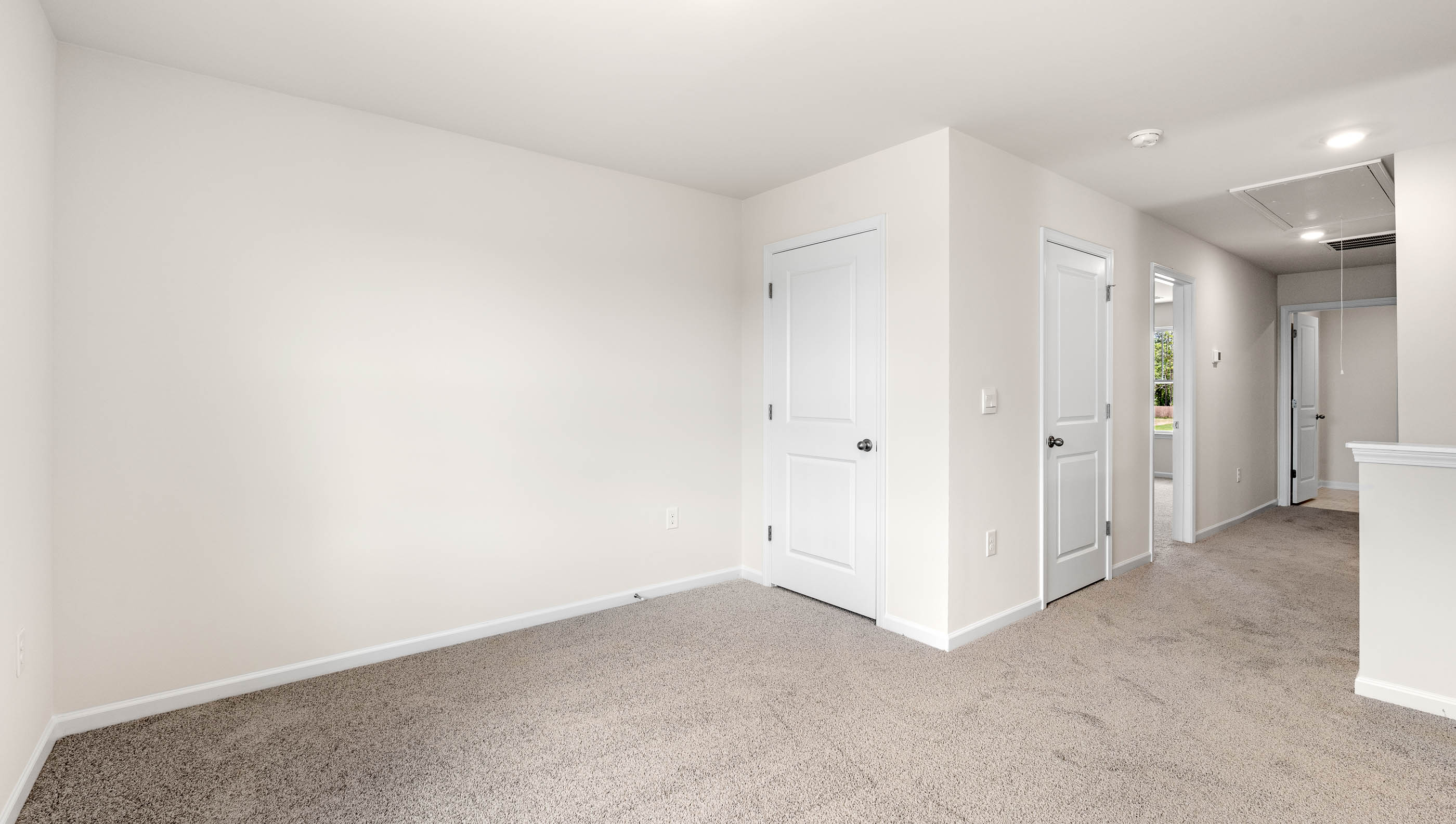 Upstairs Loft area with carpet.