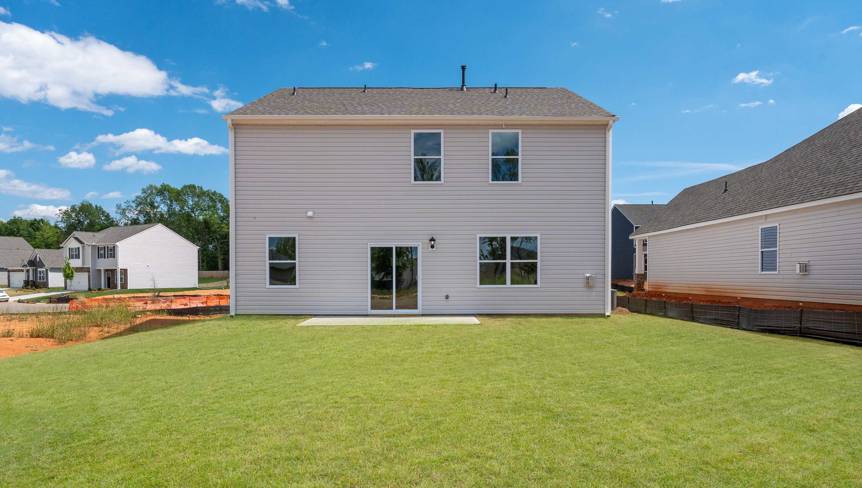 Exterior rear of home.