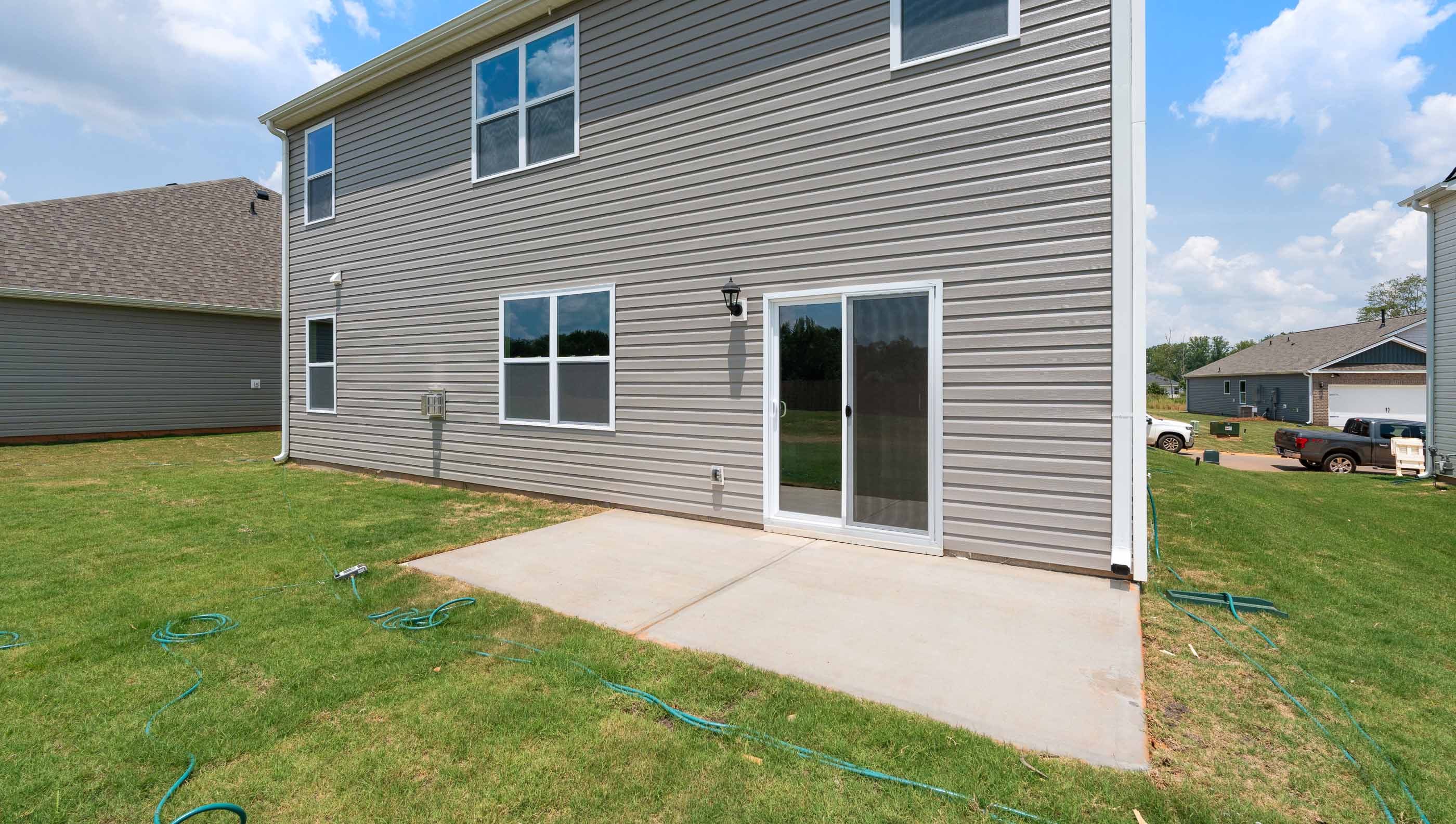 Exterior rear of home.