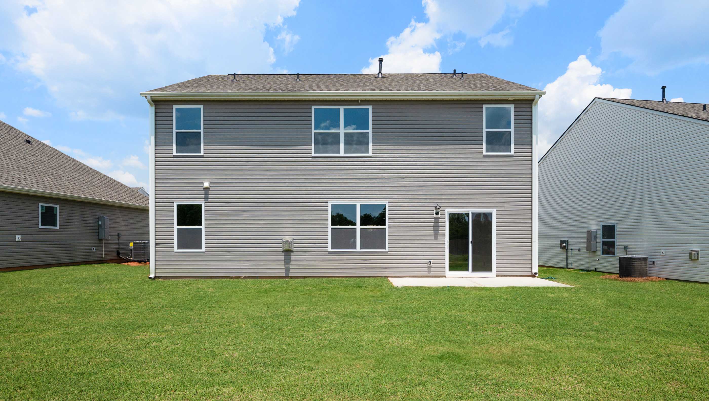 Exterior rear of home.