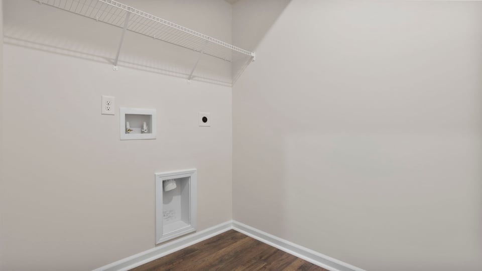 Walk in laundry room.