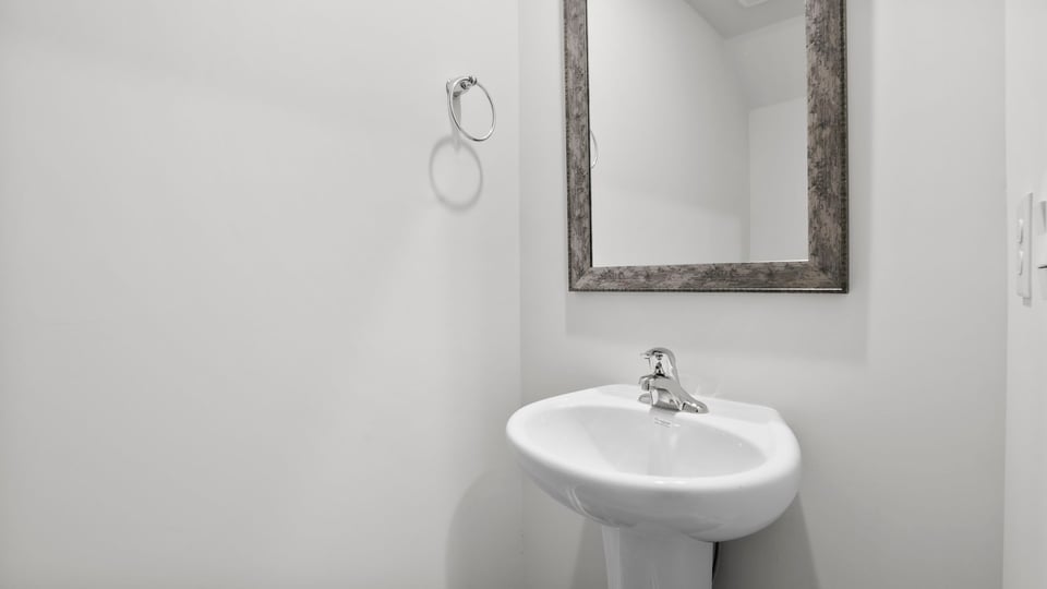 Half bathroom.