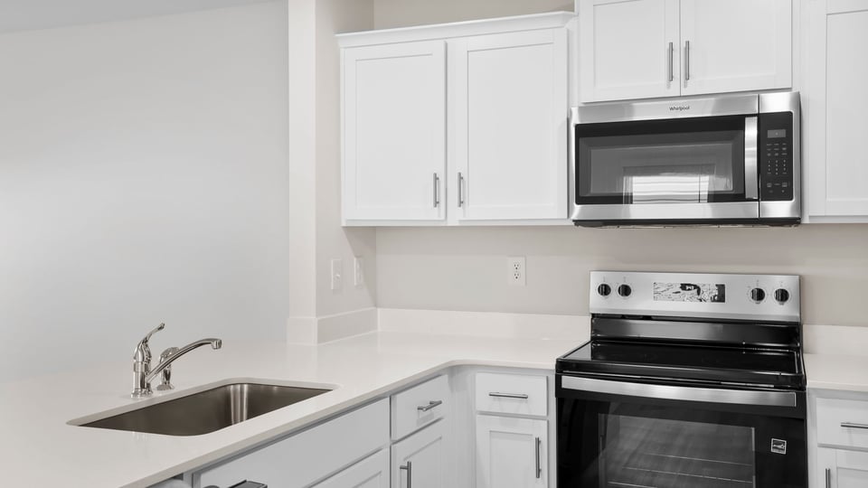 Kitchen with  countertops.