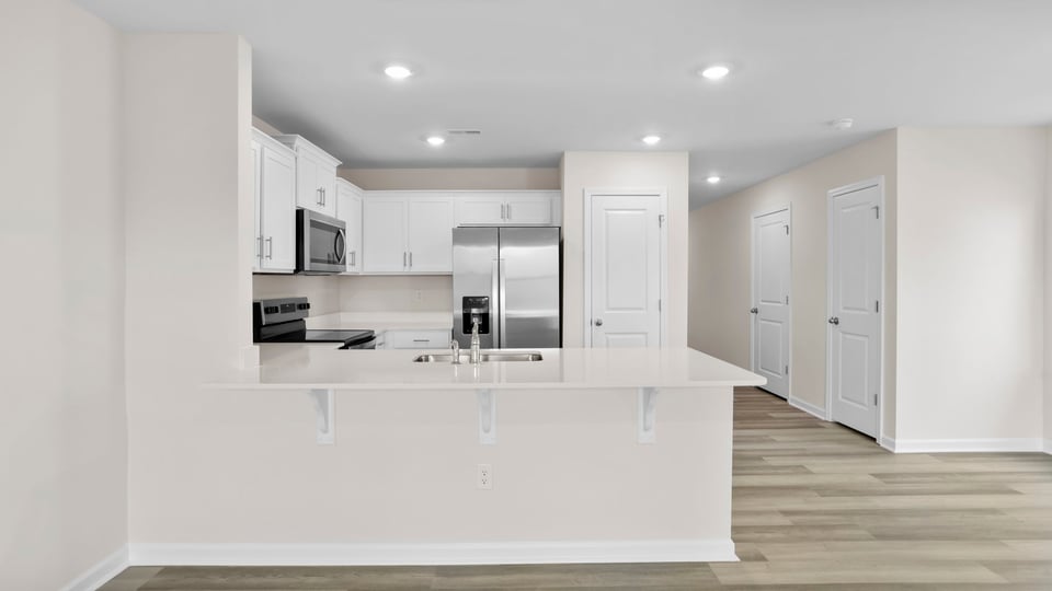 Kitchen with  countertops.