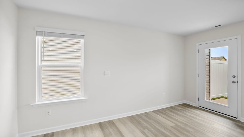 Livingroom and dining area.